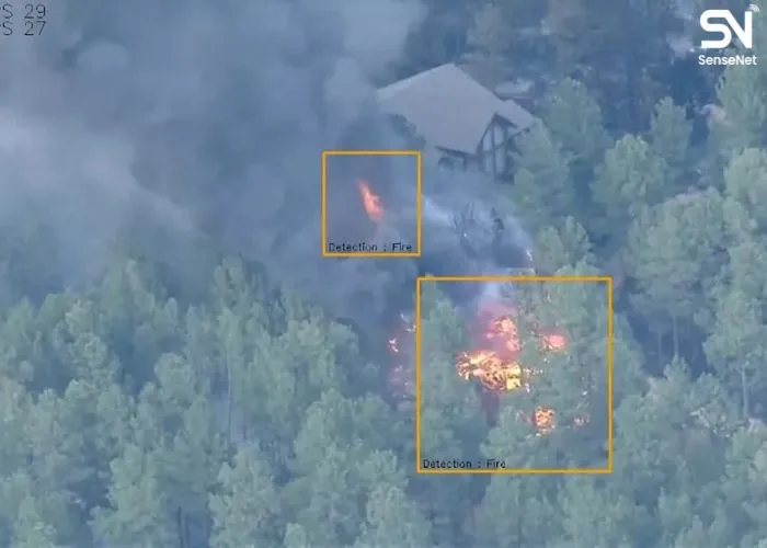 AI wildfire detection