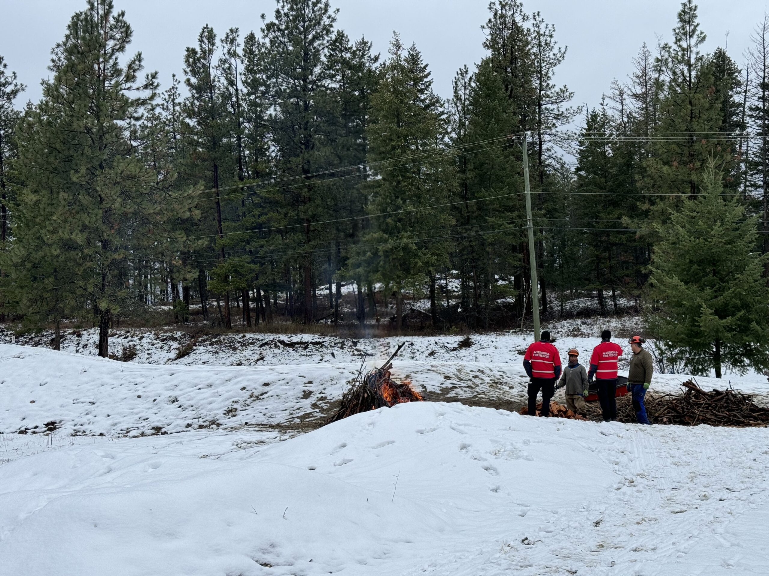 SenseNet's FireWard wildfire detection system during a pivotal demo at Ellison Provincial Park, demonstrating innovative rapid response capabilities.