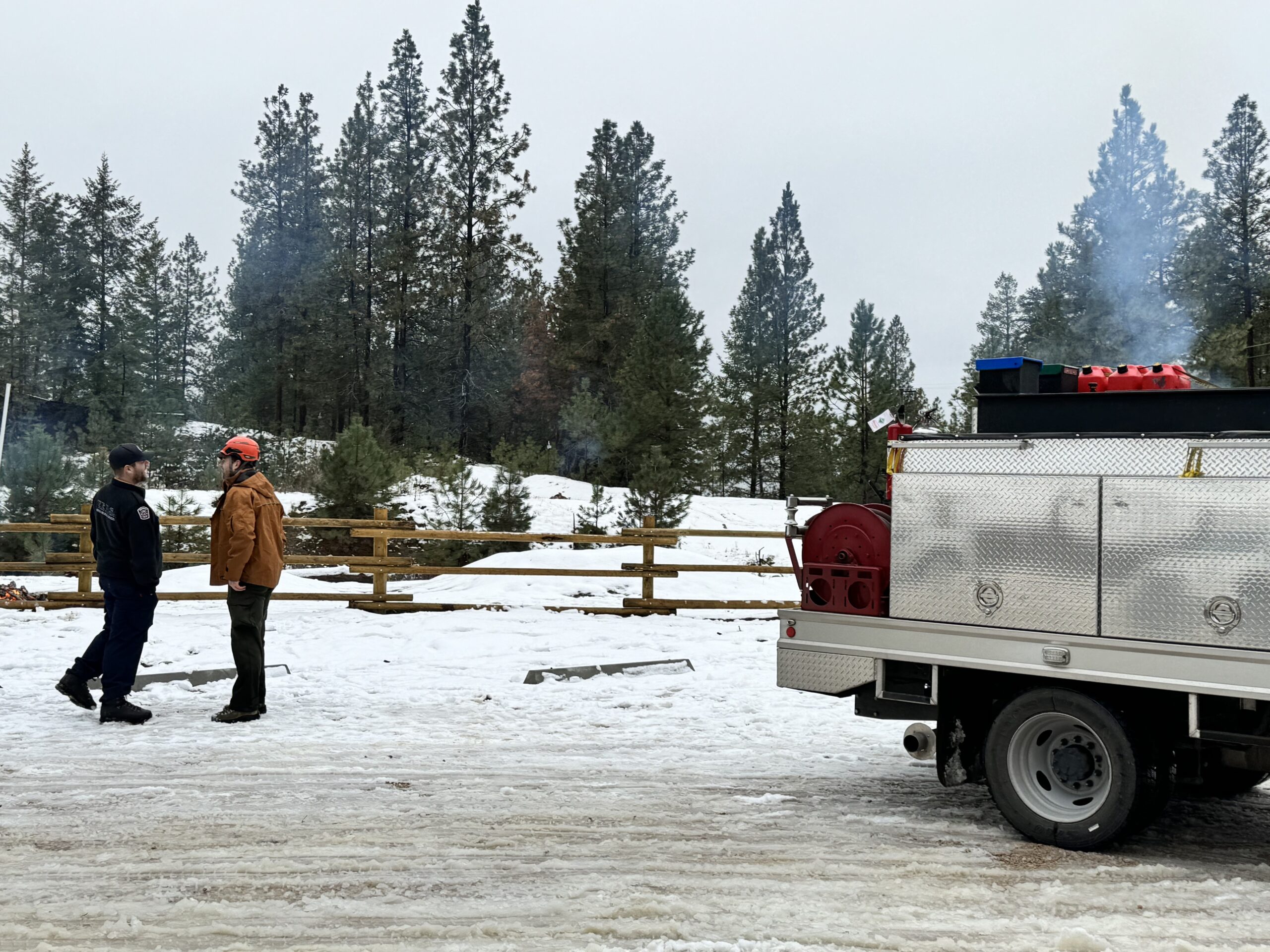 Groundbreaking FireWard system in action at Ellison Provincial Park, reflecting a collaborative approach to advanced wildfire detection.