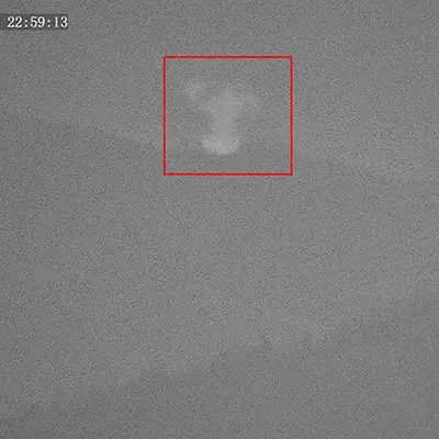 Al smoke Camera night mode 1 - Sensenet wildfire detection