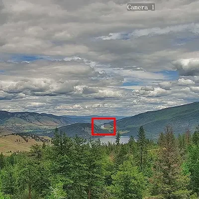 Al smoke detection Camera 4 - Sensenet wildfire detection
