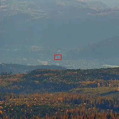 smoke detection with AI Camera - sensenet wildfire detection 1