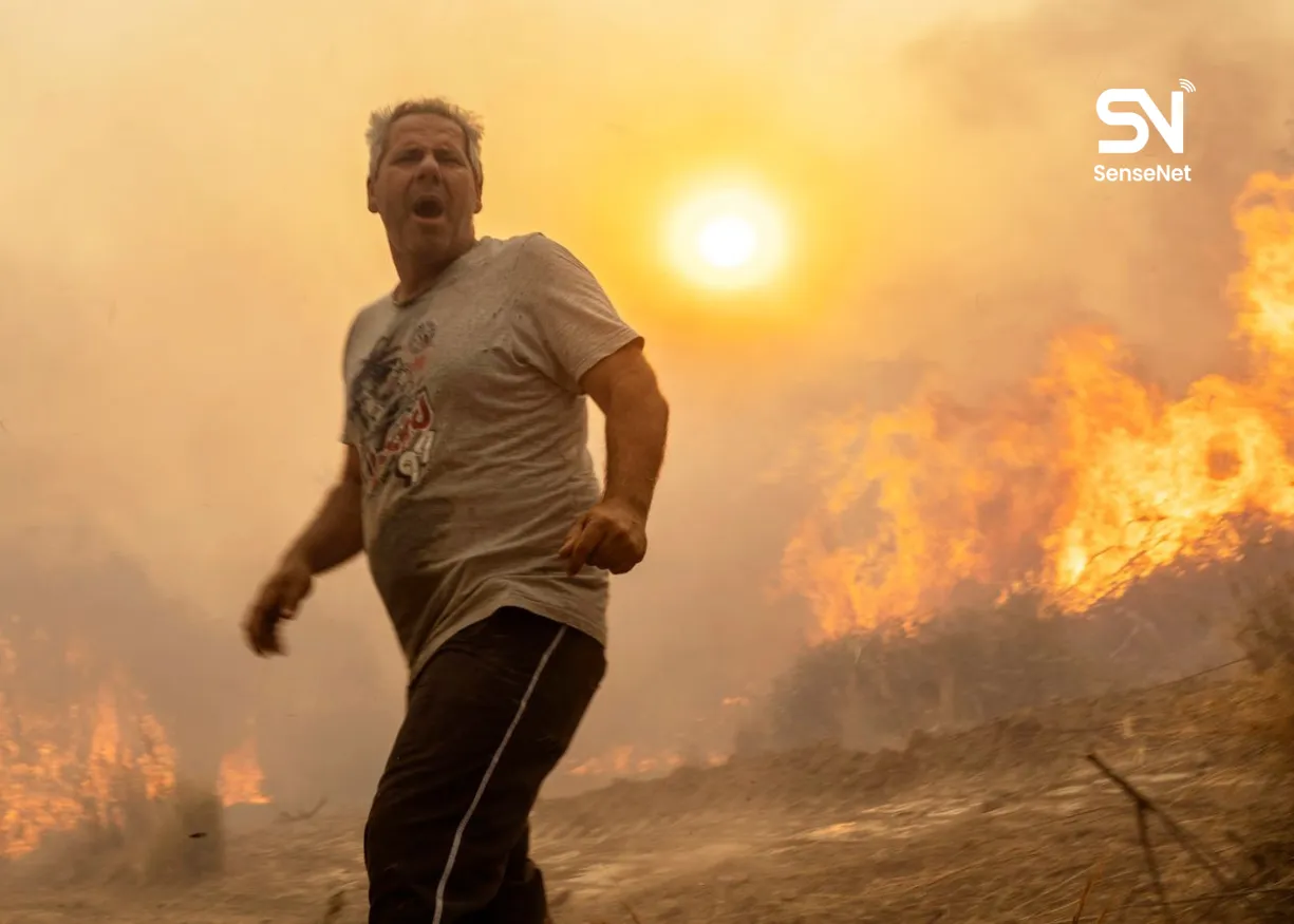 how to escape a wildfire