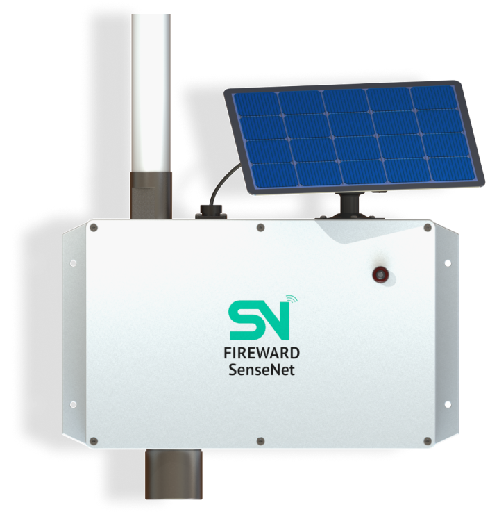 SenseNet Wildfire Detection Solution with Sensors